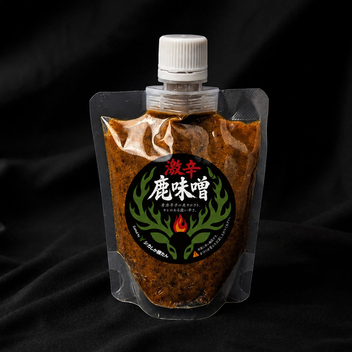 激辛鹿味噌180g（青唐辛子肉味噌）｜4パック